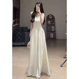 French Dress Women 2026 Summer New High-End Long Dress With Thin Temperament Sleeveless Simple Design Dress