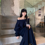 Pure Cotton Cotton Composite 310G Casual Wear Set Shoulder Shawl + Slim Half Skirt Fashion Two-Set