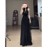 French Dress Women 2026 Summer New High-End Long Dress With Thin Temperament Sleeveless Simple Design Dress