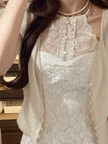 Important Date Day Pure Beauty Lace Suspension Dress