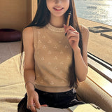 Qianjin 50 Sheep Hair Exquisite Hand Nail Embroidery Knitted Vest + Two Sets Of Cardigan