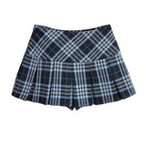 Spice Girls Red Check-In A-Character Skirt Women's Spring And Summer New College Windy Skirts With Thin And High Waist Short Skirt