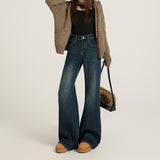 Loose Elastic Pure Black Micro-Horned Cowboy Cowgirl Not Pressed Leg Straight Horn Display Thin Leg Size