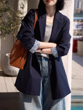 Paper Man Inside The Color / Collar A Long Wind Jacket Autumn