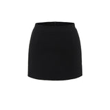 Half-Body Suit Dress Classic Black Professional Half Skirt With Hip Short Skirt High Waist Thin Anti-Retro Dress Dress Girl