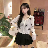 Net Red Bow Sunscreen Canpertable Small Cardigan Summer Shirt Women Loose Short Knitted Thin Coat Women