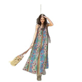 Seaside Vacation With A Joint Dress Women's Summer New French Retro Floral Temperament Casual Beach Dress