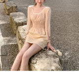 Cross-Ballet Love Ballet Series_Fleet After Cross-Sling Belt / Shoulder / Cardigan Two Sets