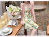 Ultra-Thin Machine-In-One Short Knitted Cardigan Fashion Repair Wool Collar Commuting