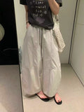 2026 Korean Summer New Fashion Design Casual Style Minimalist Casual Women Without Pick-Up Casual Pants