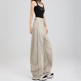 2025 Burst Jeans Women's Spring-Summer Retro Street High-Rise Loose Thin Fashion Scissors Trend