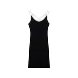 Sexy Babes Hanging Tie Dress Summer 2026 New Waist Slim Bump Color Small Bag Ass Vest Skirt