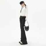 [B-AREA] Visual Manual| Delicate Temperament|Low-Waisted Trousers|Sister Tants Regular