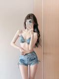 Strict 2026 New Swimsuit Women Split Three-Piece Korean Version Of The Sexy Hoodie In The Thin Belly Conservative Swimsuit