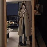 2026 New Spring And Autumn British Wind High-End Wind Coat Women In The Long Small Popular Kiqi Coat