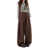 2026 Autumn And Winter New Thick Fashion Free Leisure Sweatpants Women Loose Thin Broad Leg Pants Tide