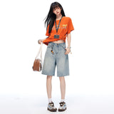 Shanning Tiansil Laier Cotton Thin Five-Point Trousers Women 2026 Summer New High-Waisted Straight-Boil Thin Trousers