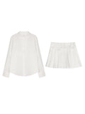 Vertical Pit Pure Linen Lazy Shirt Casual Tied Shirt White Hundredfolded Short Dress Summer