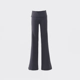 YC& Hottie Low-Rise Trumpet Trousers Slimming Thin Yoga Pants Match Elastic Casual Pants Women