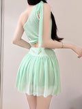 2026 New Women's Skirts And Shoulders Design Pure Sexy Set Beach Hot Spring Holiday Swimsuit Girl