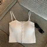 Autumn And Winter Vintage Knitted Jasmine Sling Female Sweet Wind Small Man With Chest Pad Slings