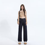 HYS/2025 Winter Explosion & Flower Screw Dyeing Process Without Coloring Soft Drag Jeans