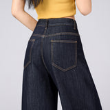 High Quality Wide-Legged Jeans Women 2026 New Anti-Color Drag Hanging Straight Trousers