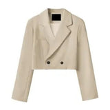 JK Small Suit Jacket Lady Small Small Short College Wind Students Spring And Autumn New Small Suit Top Women's Clothing