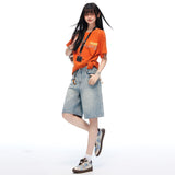 Shanning Tiansil Laier Cotton Thin Five-Point Trousers Women 2026 Summer New High-Waisted Straight-Boil Thin Trousers