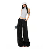 26Th Ootd!|2026 Spring New Design Feeling Casual Broad Legs Loose Thin Set Suit Pants
