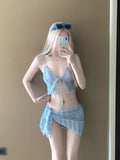 Yan 2026 New Swimsuit In Wind Bikini Three-Piece Pure-Wane Hot Spring Korean Advanced Bath