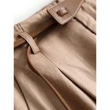 Tiansi Wide Leg Pants High-End Linen Summer New Commuting Thin Loose High-Waist Trousers Straight Trousers Women