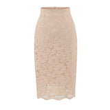 French Retro Lace Skirt Women's Summer New High-Rise Slimming Temperament Half-Dressed Skirt