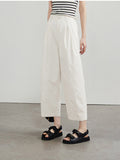 Special Counter Quality 2025 Summer New Loose Thin High Waist Commuting Nine Casual Broad-Legged Pants Balloon Pants