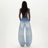 Autumn New 2025 Cowgirl Loose Trousers Fashion Design Daily Comfortable Wide Leg Pants