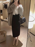 Cardigan Sweater ~ Lazy Knitted Shirt Early Autumn Big Cardigan Cashmere Jacket Autumn And Winter