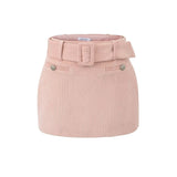 Korean Pink Skirt Short Skirt Female Feel Wicked Bag Hip Skirt Pure Desire A Skirt High Waist Miu-Sided Skirt