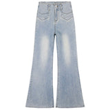 The Elastic Micro-Tlave Jeans Women In The Spring Of 2026 New Non-Legged Tug Trousers Summer Thin