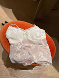 Early Spring New Bosom Sexy Hottie Sleeveless Bottom With French V-Neck Double Lace Sling Waist Vest Woman