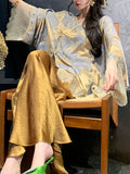 New Chinese Style Buckle Zen Chinese Style Lace T-Shirt Coat Lady