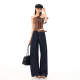 26Ss | 2026 Spring/Summer New Vintage Loose Lazy With Comfortable Knife Denim Pants
