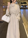 Lusi The Same High-Level Temperament Wind Jacket Women's Long-Term Lazy Style In The Spring And Autumn Winter