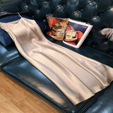 2026 Popular Women's New Large-Size Temperament Dress Long French A-Shaped Skirt Sling Skirt Sling Skirt Summer