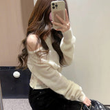 Super Super Super Slimy Fish Bone Alpaca Sweater Soft ãýã¼ÀÁÀÁ±ÃÀÁ±Ã