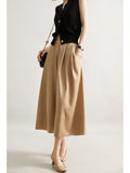 2025 Atmosphere Has Sense! Atmospheric Beauty! Tiansi Pants Skirt Dashing Wide Leg Pants