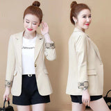 Women's Small Suit 2026 Spring And Autumn New Korean Version Of Small Man To Slim Up Thin Suit Coat
