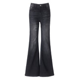 Micro-Rac Cowboy Trousers Slimming 2025 New Girls Autumn And Winter Drag Floor Comfortable Pocket Design