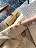 Sweet Dopamine Is A Golden Start! Spring Bright Wool Knitwear Set Yellow Cardigan