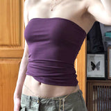 Sexy Hottie With Chest Pad Cloud Feeling Chest Vest Female Set Bottom Summer New Slim Slim Slimming Small Top