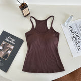 6803# Sexy I-Word Vest With Chest Pad Inside Wrapped Breasts Hottie Slings On The Back Of The Bottom